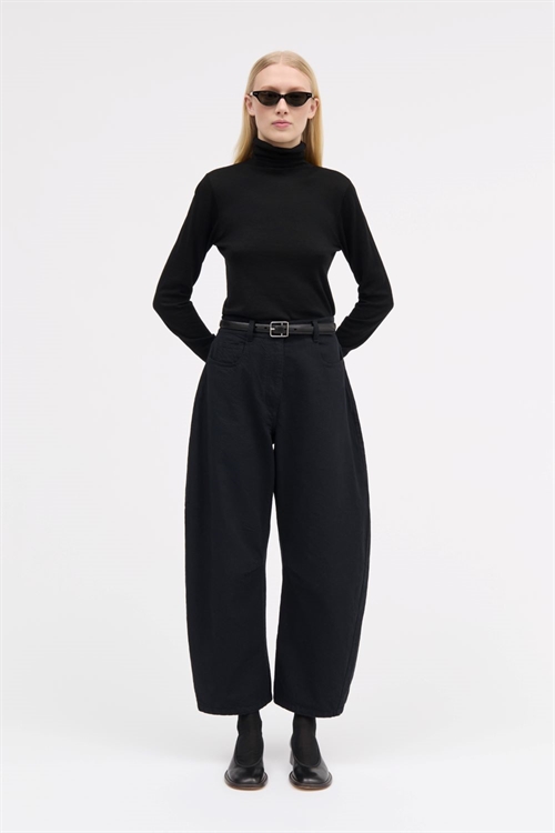 MKDT PELLA COTTON TWILL PANTS BLACK